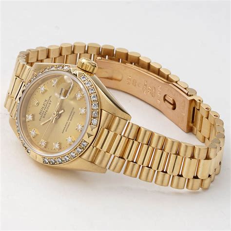 cheapest solid gold rolex|least expensive lady datejust.